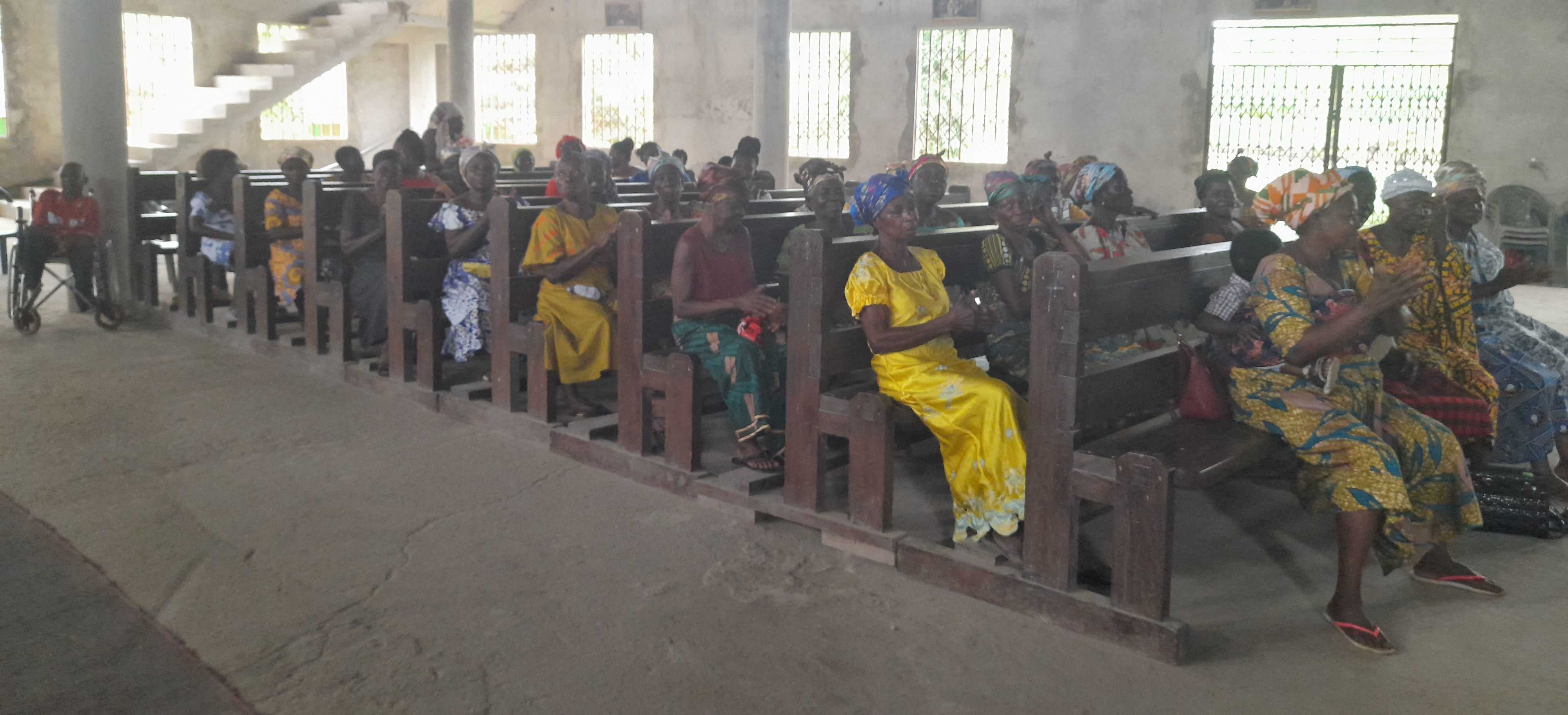 SAMS visit at Saint Mary Catholic church Samreboi Western region, Ghana