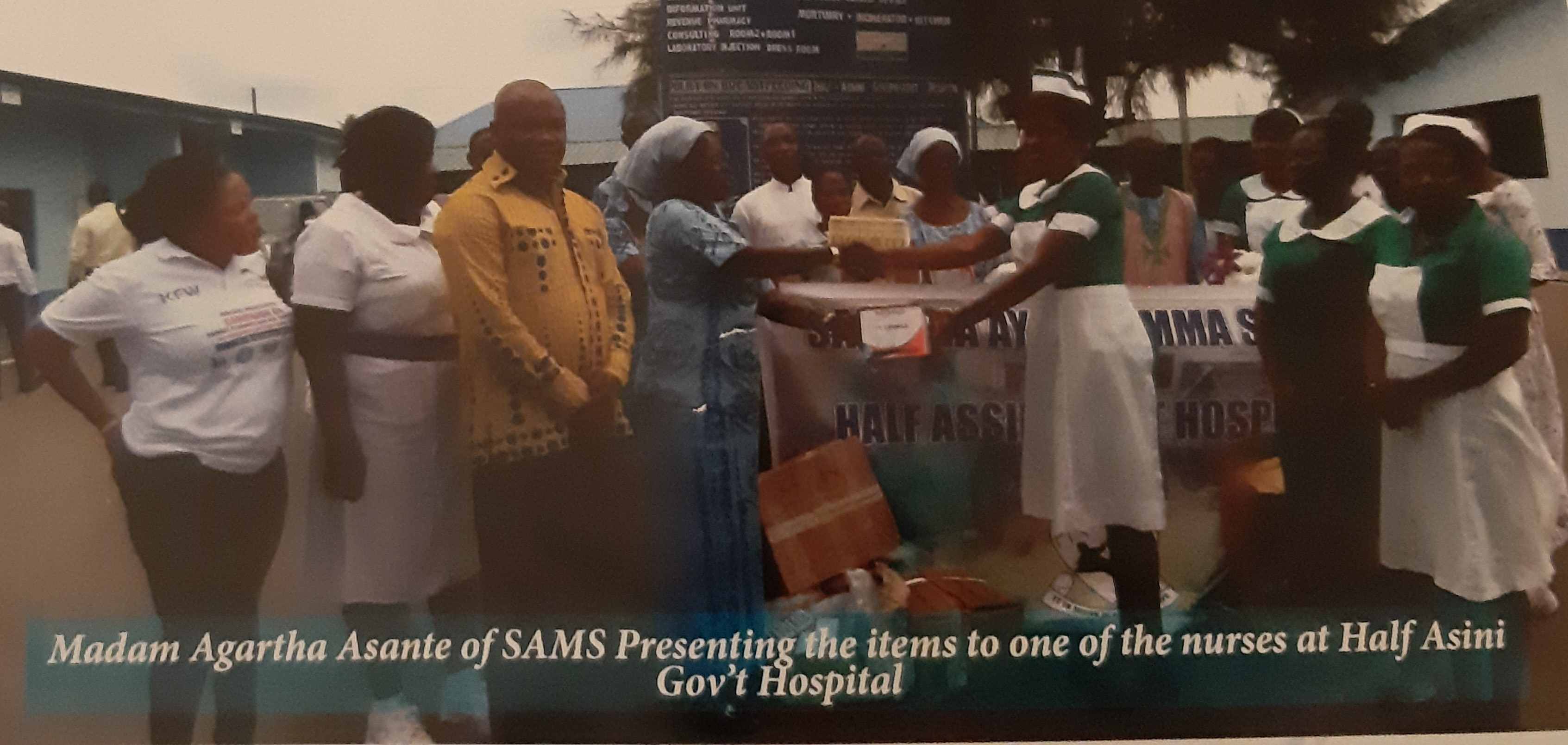 SAMS visit to Sunyani Municipal Hospital