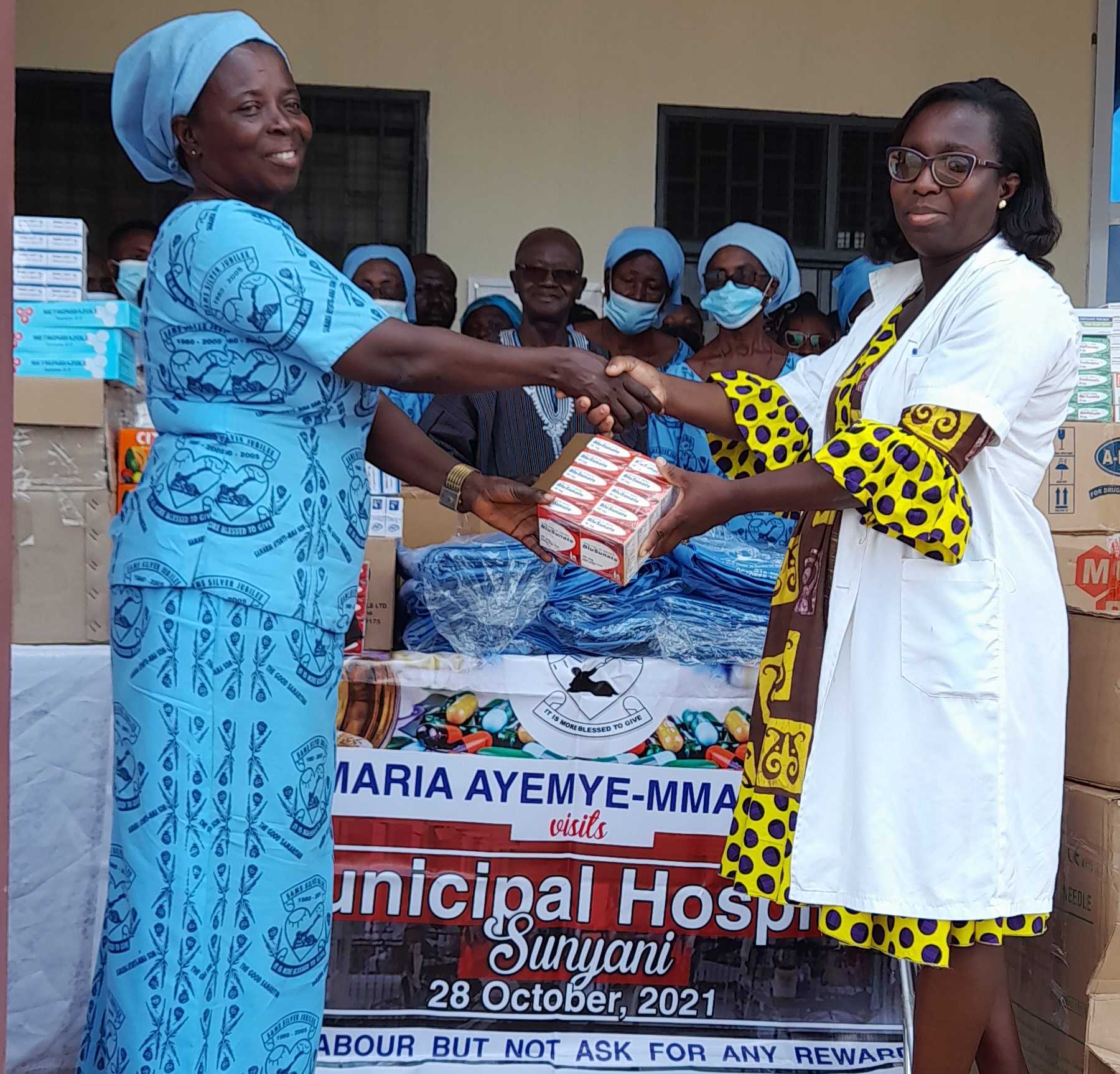 SAMS visit to Sunyani Municipal Hospital