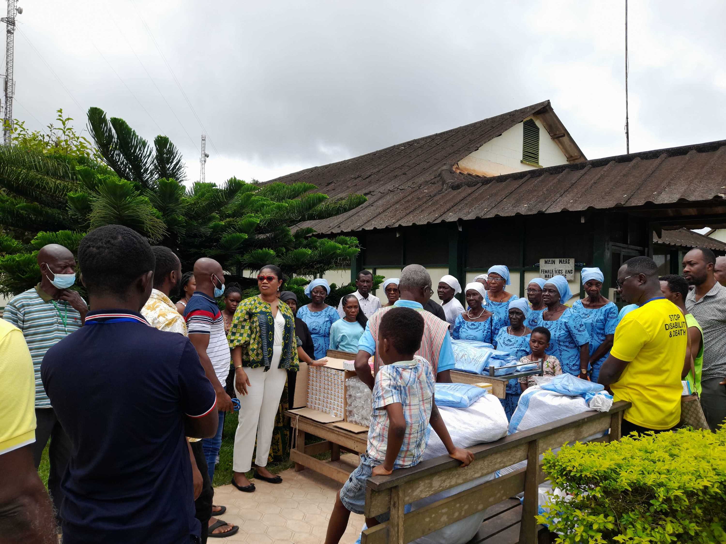 SAMS visit to Samreboi Samatex Private Hospital