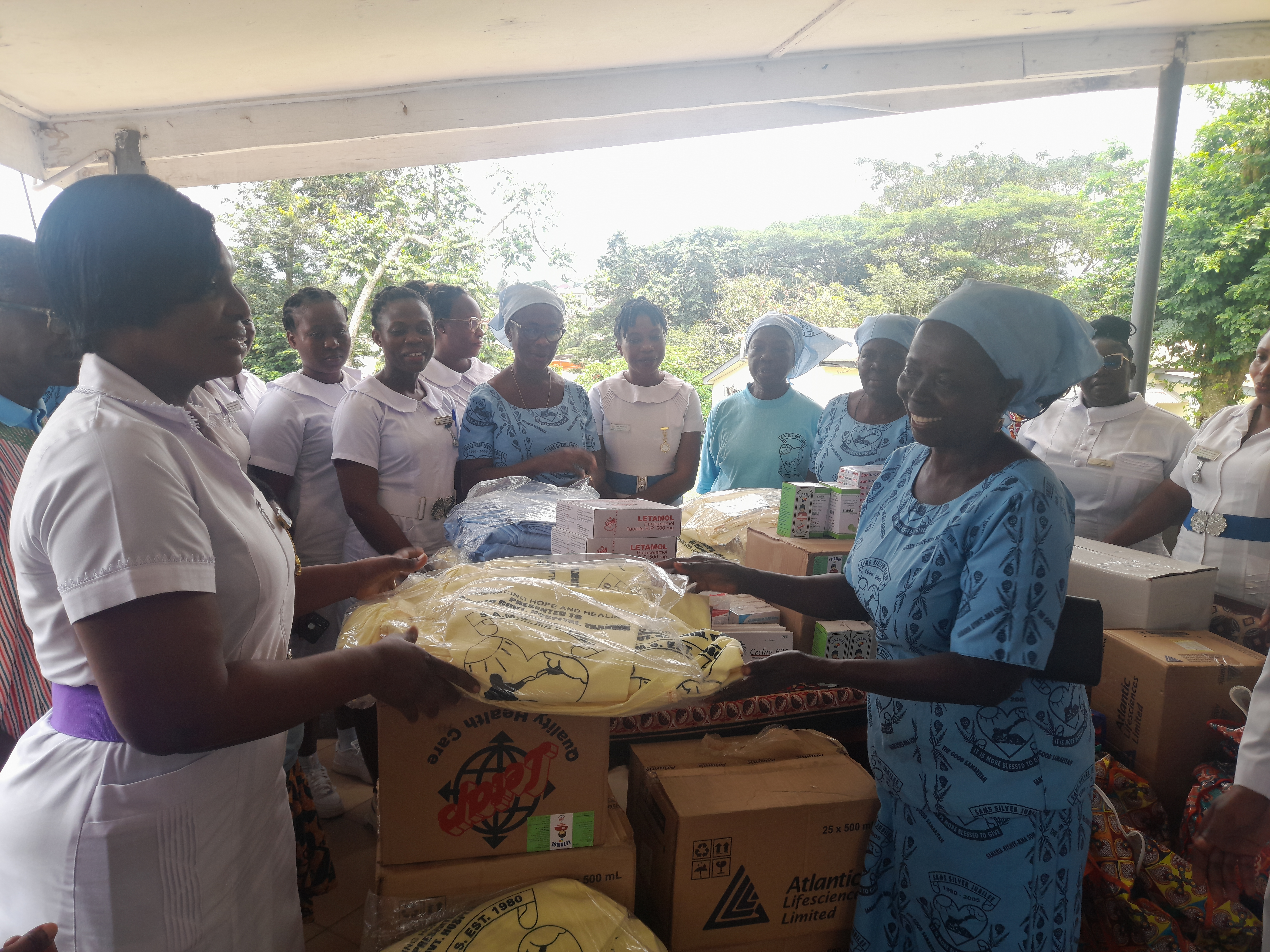 SAMS visit to Tarkwa Government Hospital