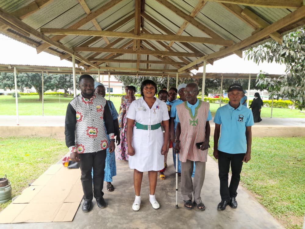 SAMS visit with widows and orphans