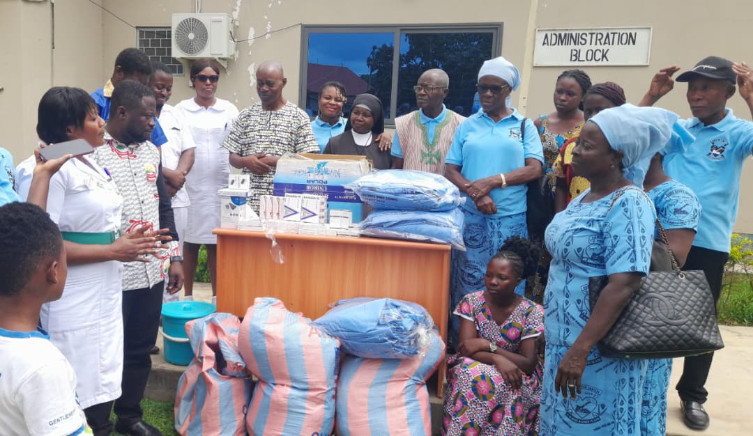 SAMS visit to the Samreboi Samatex Government Hospital with drugs