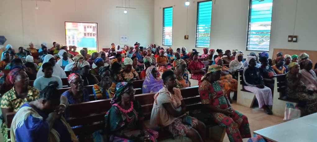 SAMS meeting with widows and orphans at Abuakwa Ashanti region, Ghana